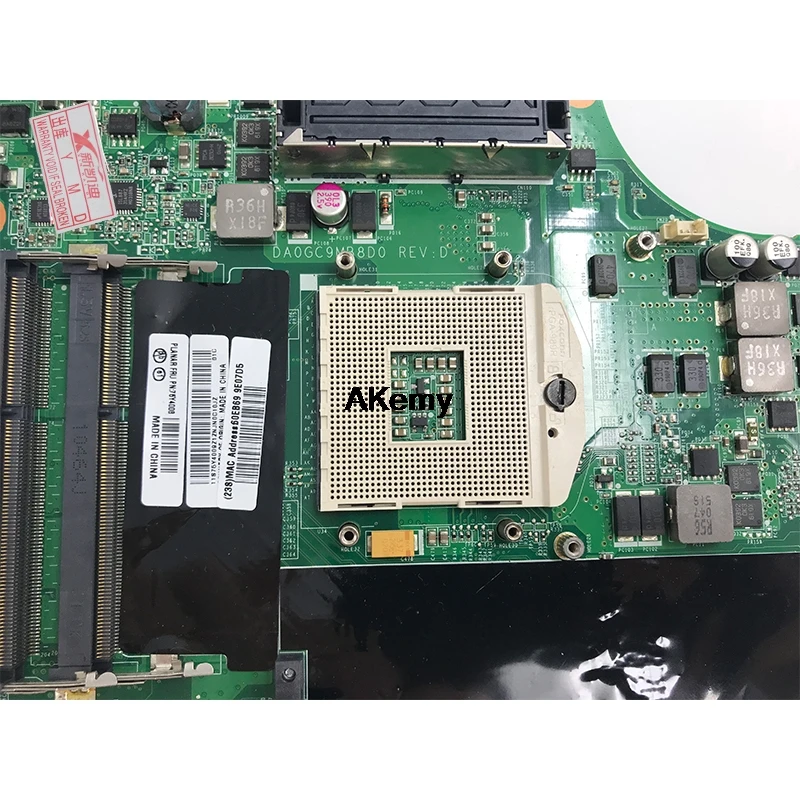 AKEMY 75Y4002 для lenovo L412 материнская плата для ноутбука DA0GC9MB8D0 DDR3 полностью протестированная отлично работает