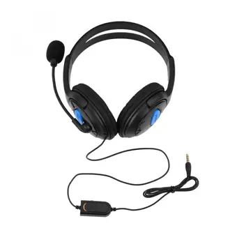 

New Wired Headphones Gaming Headset With Boom HD Mic Volume Control Gaming Headphones Eaphone For PS4 Playstation Bilateral