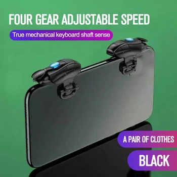

1 Pair Game Joystick for PUBG Mobile Phone for iOS / Android Phone Game Surper Metal Smartphone Games Controller Joysticks
