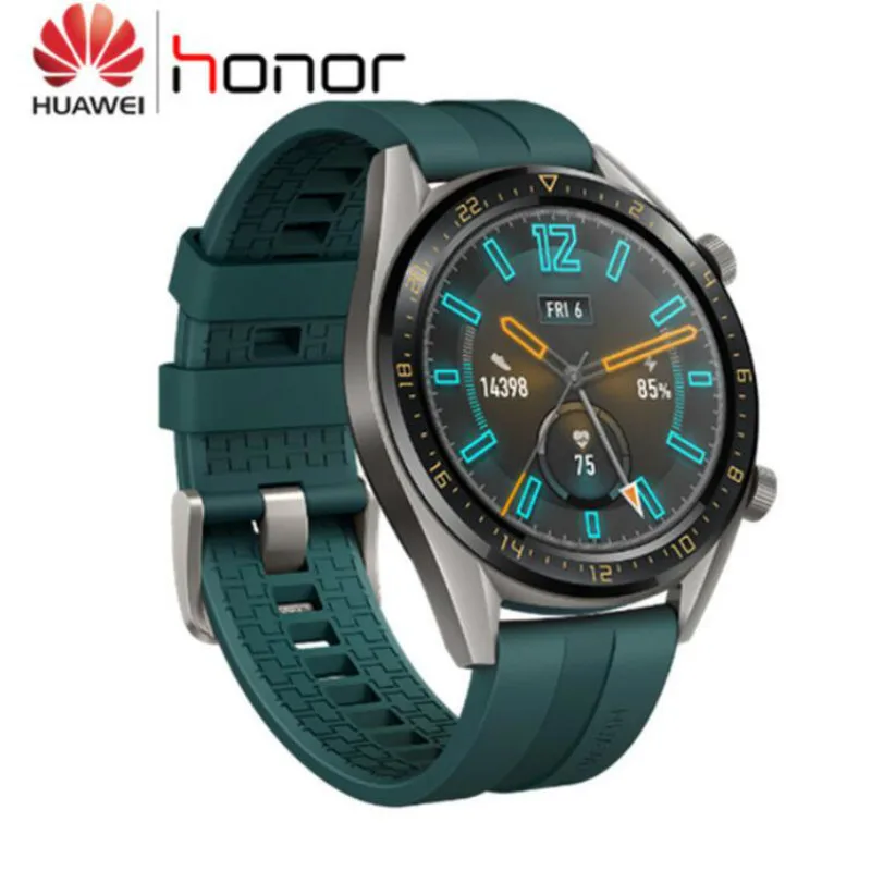 Huawei Watch GT элегантные/vigor/Спортивные GPS NFC 14 дней Срок службы батареи 5ATM
