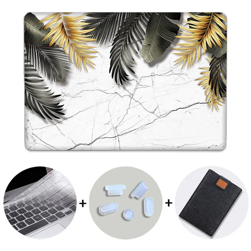MTT чехол для ноутбука Macbook Air Pro retina 11 12 13 15 мраморный Жесткий Чехол для mac book 13,3 дюймов с сенсорной панелью A2159 сумка для ноутбука - Цвет: MB01
