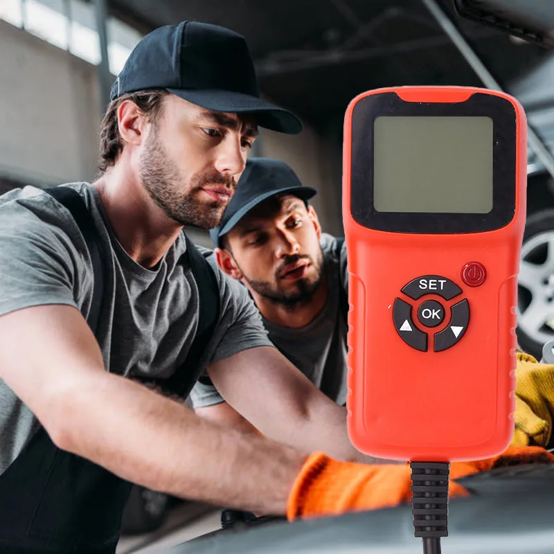 12V автомобильный тестер на батарею ЖК анализатор автоматический напряжения ohm CCA