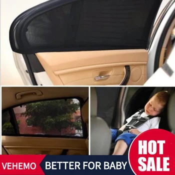 

4Pcs Car Sun Shade UV Protection Car Curtain Car Window Sunshade Side Window Mesh Sun Visor Summer Protection Window Film