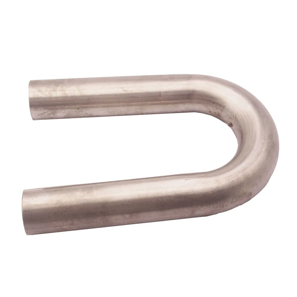 180 Degree Mandrel Exhaust Tube U Bend - Stainless Steel / 1.5 Inch Diameter