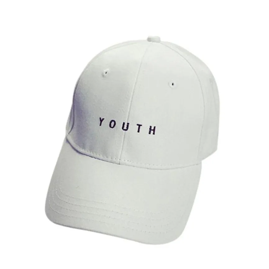 Лето, брендовая новинка, Хлопковая мужская шапка, Молодежная, с буквенным принтом, унисекс, для женщин и мужчин, бейсболка, Snapback, Повседневная Кепка s - Цвет: White