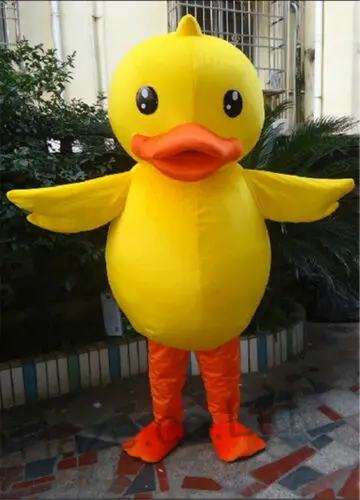 Yellow Duck Рождественский костюм-талисман для взрослых, костюм для мальчиков с желтой уткой и тыквой, вечерние костюмы для костюмированной вечеринки, костюм-талисман с героями мультфильмов на день рождения, подарок - Цвет: Yellow Duck
