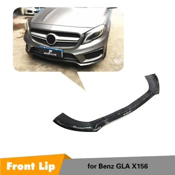 

Carbon Fiber Front Bumper Guard For Mercedes-Benz GLA Class GLA45 AMG and Sport 2015 2016 Front Bumper Lip Spoiler Splitters