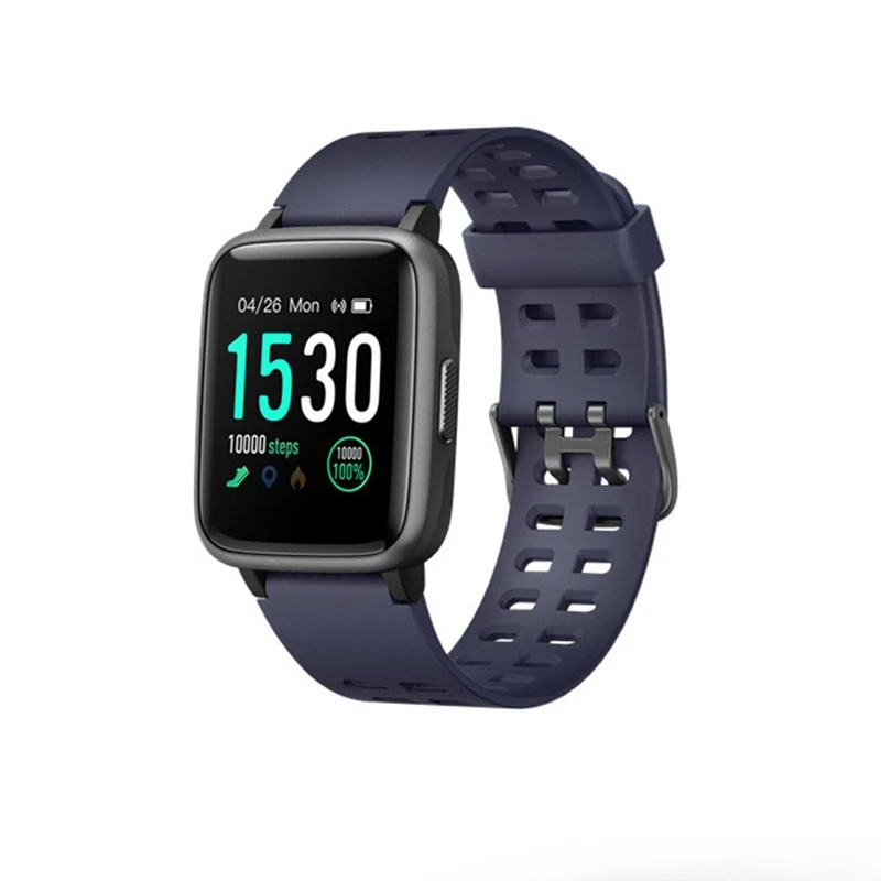 Bluetooth Id205 Hd сенсорный экран Смарт-часы носимый трекер сердечного ритма спортивные водонепроницаемые 1,3 дюймов для Android Ios смарт-часы - Цвет: Purple