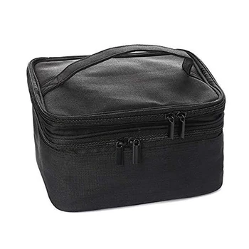 

Shockproof Carrying Large Double Layer Nail Varnish Storage Case Compartments Essential Oil Bag Holder Perfume Makeup Portable