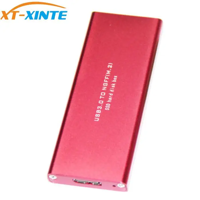XT-XINTE M2 SSD чехол M.2 к USB 3,0 адаптер Жесткий диск чехол внешний жесткий диск Корпус для NGFF SATA SSD диск коробка M.2 SSD чехол