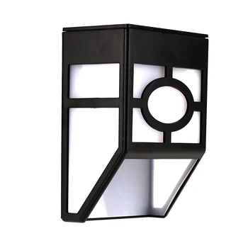 

Solar Powered Wall Mount 2 LED Light Outdoor Garden Path Landscape Fence Yard Lamp Warm White