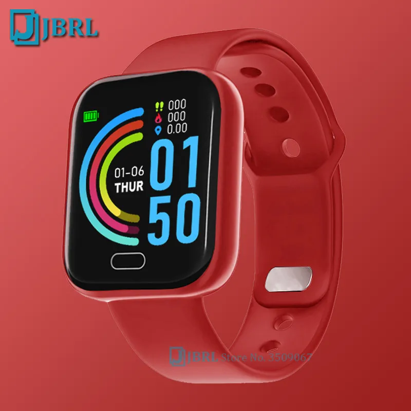 2021Children Kids Smart Watch Boys Girls Sports Smartwatch Heart Rate Sleep Smart Clock Fitness Tracker Smart-watch For10-18 