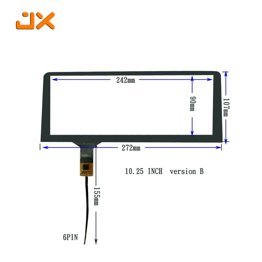 

10.25 INCH Capacitive Touch Screen Panel for Car DVD Navigation radio BMW X5 x6 X3 E83 EB3 E90 E91 E92 E93 series replacement