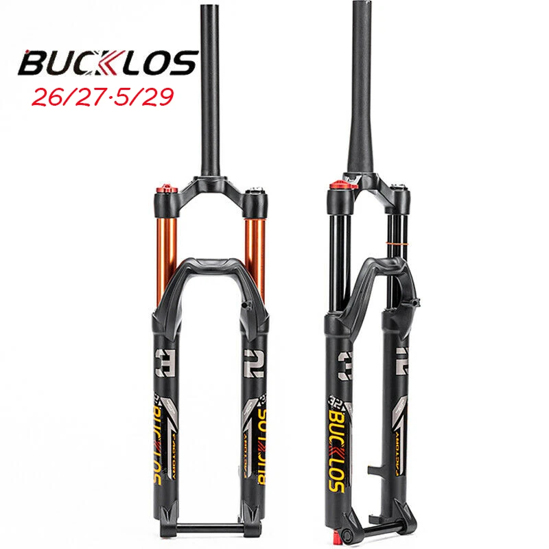 Details about   UK BUCKLOS 27.5/29" MTB Bike Air Suspension Forks Cycling Bike Rebound Air Fork 