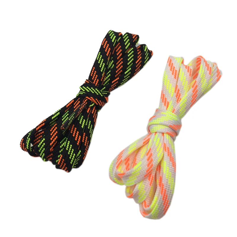 

(30Pairs/Lot) Weiou Amazing Flat Athletic Designer Shoelaces Strong Striped Shoe Laces Eco-Friendly Trend Sneaker Lacet Drop