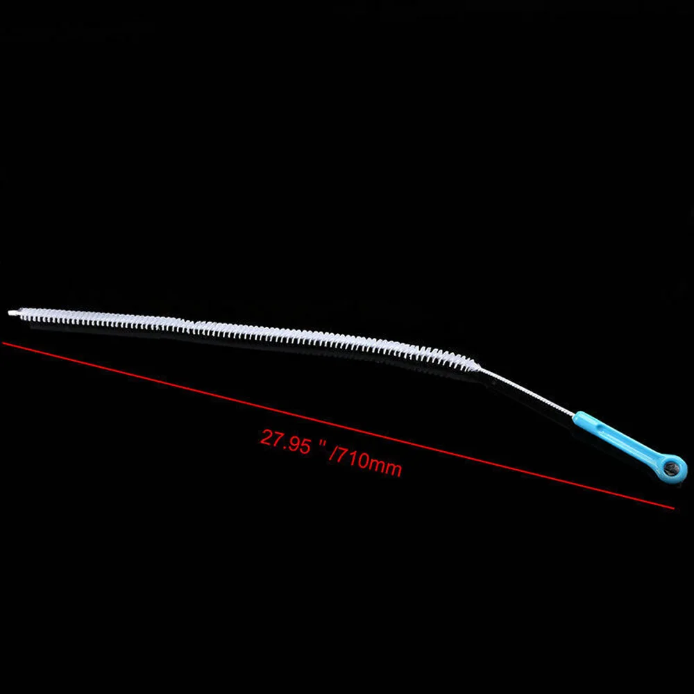 Кухонные инструменты сталь Ванная комната Душ очиститель для удаления волос 71 см Гибкая щетка для очистки раковина перелив слив Unblocker очиститель