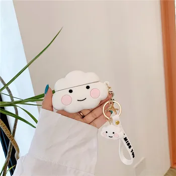 

3D Japan Cute Cartoon Clouds Silicone Shockproof Earphone Case For Apple Airpods 1 2 3 Pro Protection Headphone Cover Funda Case