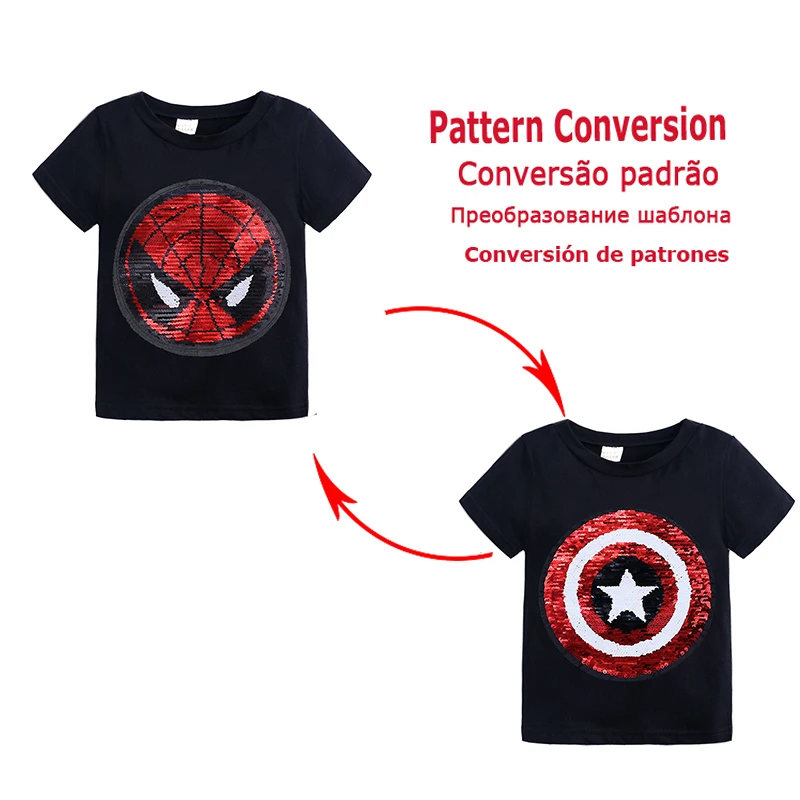 

Boys Clothes Summer Cotton Magic T-Shirt Kids Clothes Cartoon Spiderman T-Shirt Short Sleeve Tops For Baby Boy Children Clothing