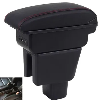 

for Honda amaze armrest box leather armrest USB storage box center console accessories interior parts car-styling