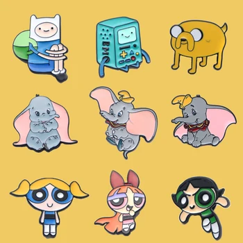 

PC925 Wholesale 10pcs/lot Elephant Enamel Lapel Pin Brooches Anime Metal Brooch Pins Jacket Badge Jewelry