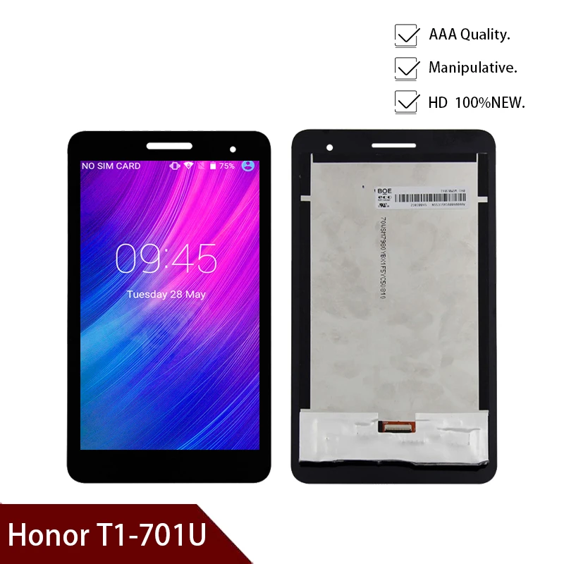Для Huawei Honor Play Mediapad T1 701 701U LCD дисплей дигитайзер экран сенсорная панель сборка