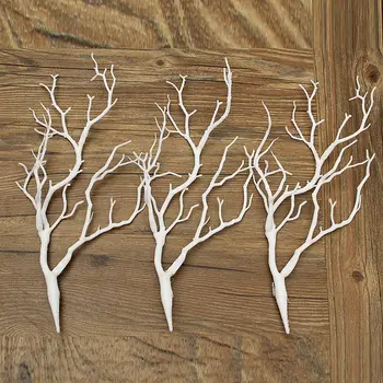 

New 3 x Artificial White Dry Plant Tree Branch Wedding Party Decor