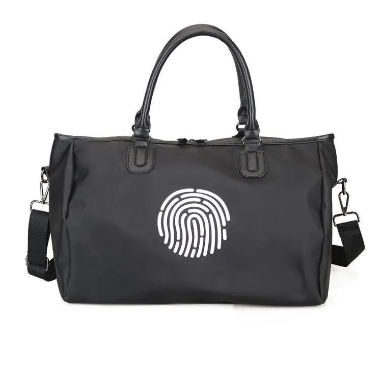 

Manufacturers Wholesale New Style Waterproof Oxford Cloth Short Trip lv xing bao dai Printed Fingerprint Handbag Shoulder Large