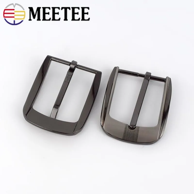 Meetee 2/5 шт. модные Для мужчин металлические пряжки ремня контактный пряжки для ремня 32-33 мм ремень на голову DIY Кожа Craft аппаратные средства джинсы аксессуары