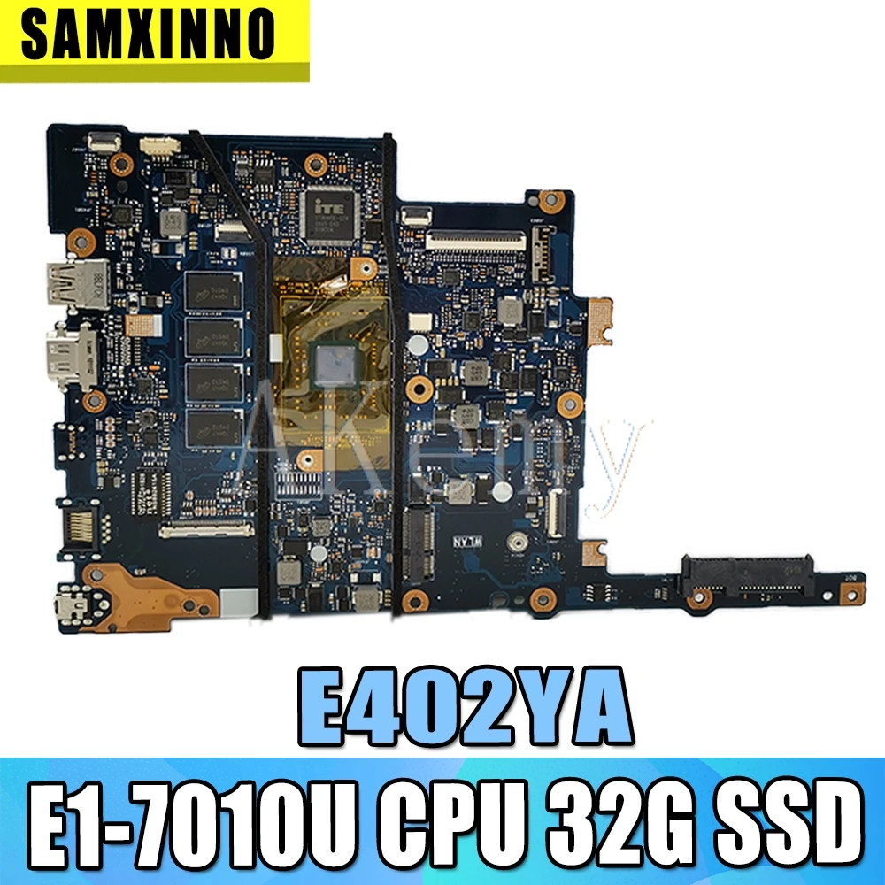 SAMXINNO E402YA Motherboard For Asus E402 E402Y Laotop Mainboard with E1-7010U CPU 32G SSD | Компьютеры и офис