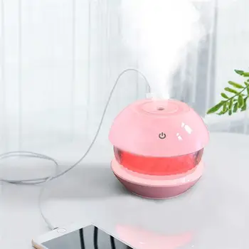 

150ML Humidifier Three-in-one Ultrasonic Atomizer USB Small Fan with Colorful Night Lights for Home Office Bedroom