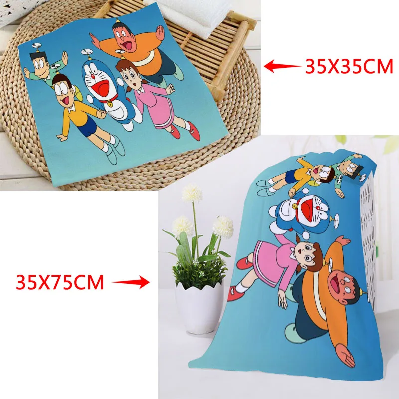 На заказ Doraemon печатное квадратное полотенце s микрофибра абсорбирующее быстросохнущее полотенце хлопок Дети Beathroom мочалка платок - Цвет: 17