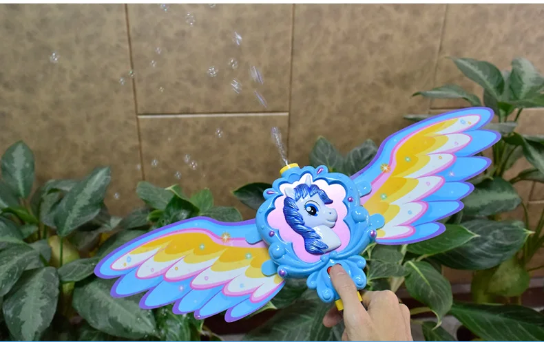 Детский водонепроницаемый пистолет My Little Bubble с красочной музыкой, полностью автоматический мультяшный Электрический Генератор пузырей, другие игрушки, поставка товаров