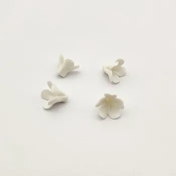 

New Arrival! 14x11mm 50pcs Flat bottom ceramic Flower for Earrings DIY Making Parts,Jewelry Accessories Findings & Components