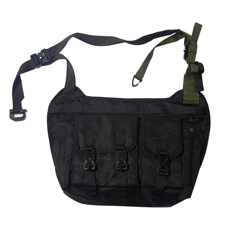 Сумка через плечо techwear Боковая PT darkwear ninjawear Регулируемый слинг с защелкой|Дорожные сумки| |
