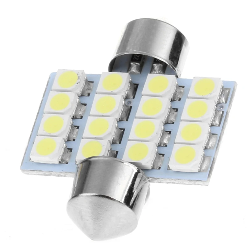1 шт. 31 мм 3528 16SMD светодиодный светильник для крыши|Декоративная лампа| |