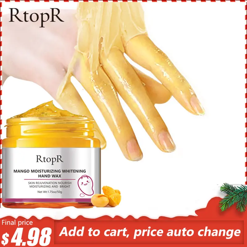 Mango Moisturizing Hand Wax Whitening Skin Hand Mask Repair Exfoliating Calluses Film Anti Aging Hand Skin 1
