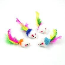 Fur Mice Cat Toys, Soft and Durable for Play , Catnip Mice for kittens