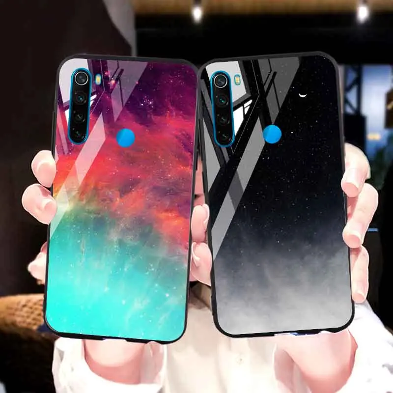 

Tempered Glass Case For Xiaomi Redmi Note 8T 8 Pro Cases Bumper Xiomi Redmi Note 7 8A 7A 6A Mi 9T K20 5 6 Pro Plus Cases Covers