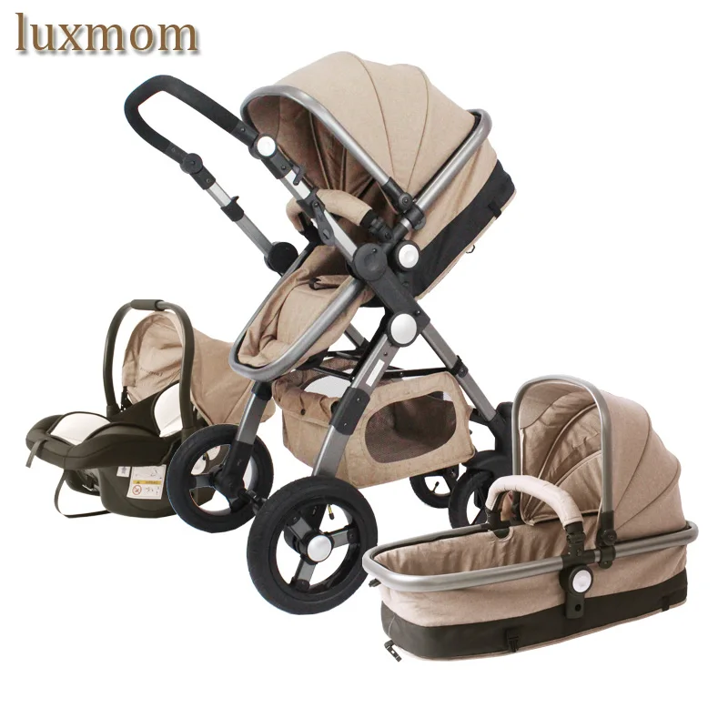 GoldBaby детская коляска 3 в 1 детское автокресло аналоговый бесплатной доставкой|baby