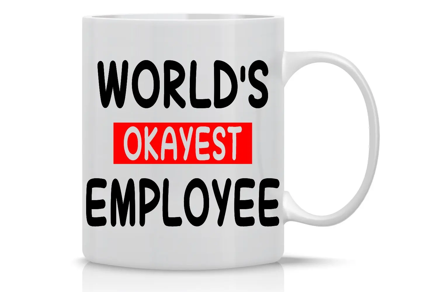 Забавная офисная Кофейная Кружка World's Okayest | Дом и сад