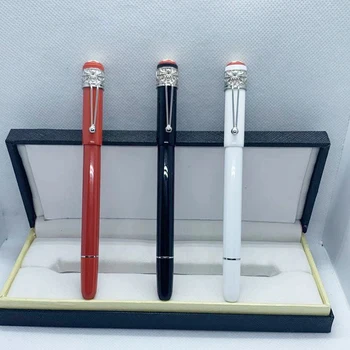 

wang Ink pen black red white spider piston fountain pen korean stationery