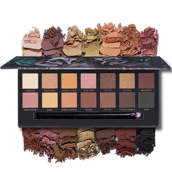 

NEW14 Color Matte Tiger Eye Shadow Disk Waterproof Antifouling Lasting Non-fading Flash Eye Shadow Palette