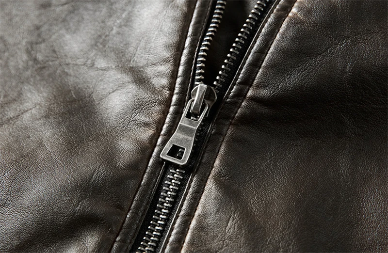 Базовое пальто кожаные куртки Veste Homme ветровка одежда Deri Ceket Moto& Biker толстые молнии PU базовые куртки-бомберы