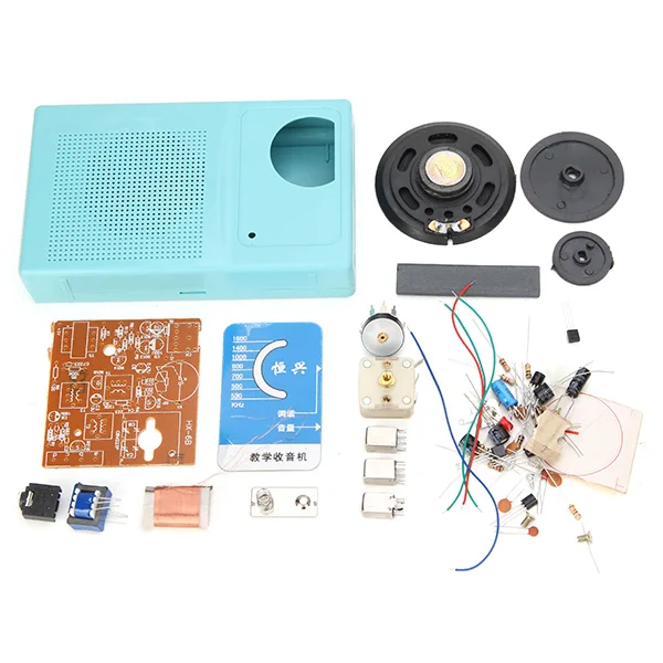 US $4.99 50% OFF|LEORY AM Radio Kit Learning DIY Electronic Radio Suite S66E S66D 6 Transistor Superheterodyne 530KHz ~ 1605KHz|Radio| | - AliExpress