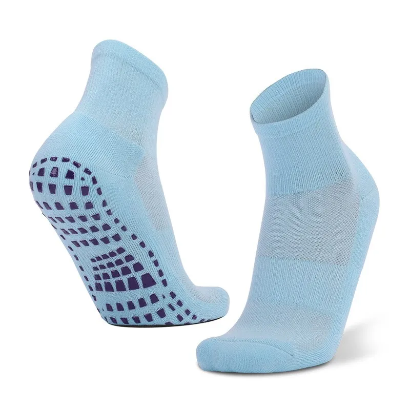 

Adult Thick Towel Bottom Floor Socks Comfortable Breathable Trampoline Socks In Tube Shock Absorption Non-Slip Sports Socks