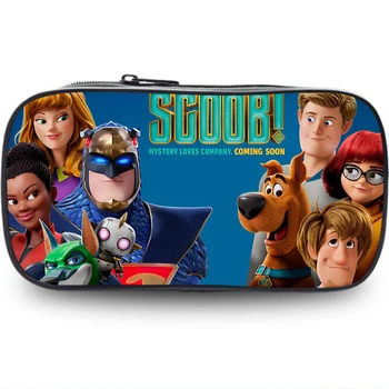 

Fashion Kids Pencil Case Cartoon SCOOB Pattern Students Stationery Storage Box SCOOBY-DOO! Anime Design Children's Pen Bags