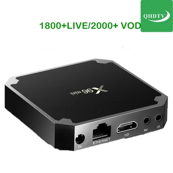 

Best QHDTV IPTV Arabic TV box X96 mini android 7.1 Support wifi 1 Year IPTV subscription Dutch Africa European 1800 Live