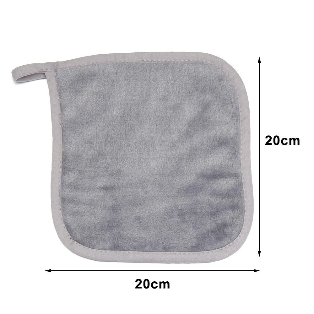 1Pc 20*20cm Reusable Microfiber Facial Cloth Face Towel Makeup Remover Cleansing Glove Tool Beauty Face Care Towel Cosmetic Puff 2