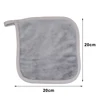 1Pc 20*20cm Reusable Microfiber Facial Cloth Face Towel Makeup Remover Cleansing Glove Tool Beauty Face Care Towel Cosmetic Puff 2