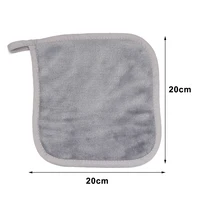 1Pc 20*20cm Reusable Microfiber Facial Cloth Face Towel Makeup Remover Cleansing Glove Tool Beauty Face Care Towel Cosmetic Puff 2